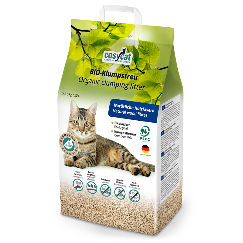 Buy the COSYCAT clumping cat litter on Amazon